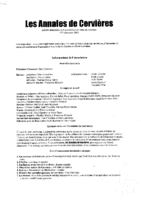 Annales n°1 – déc 2003