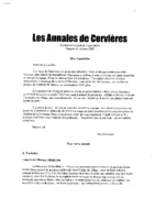 Annales n°8 – octobre 2005