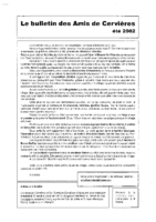 Bulletin juillet 2002(maison des grenadières)
