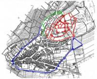 Plan 1400-1450Interprétation deMarc Lavédrine en 2005