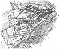 Plan 1842Sur la base du plan de 1982avec maison de l&rsquo;époque